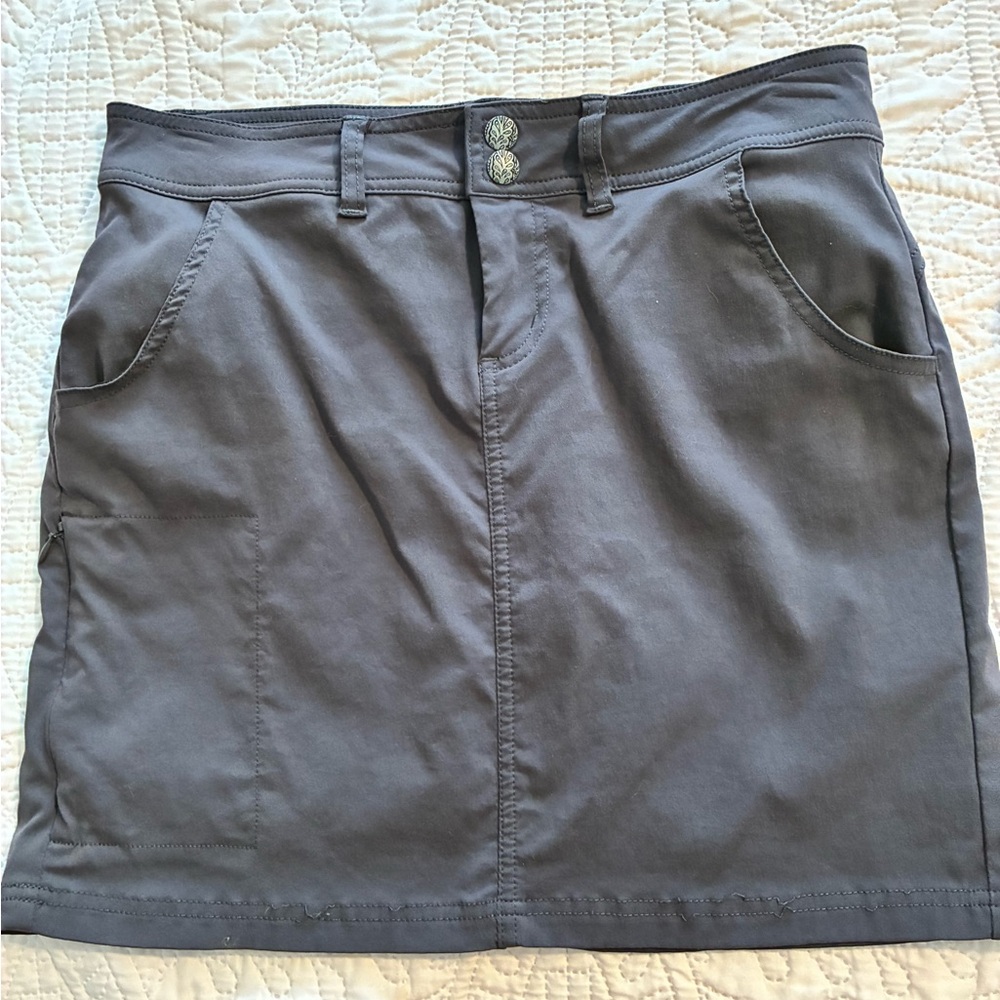 Prana Charcoal Mini Skirt